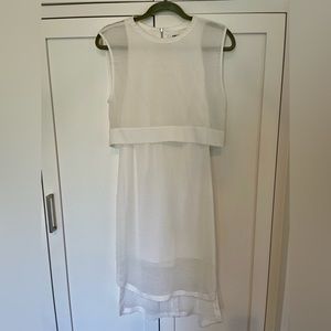 Helmut Lang white dress